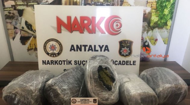 Antalya’da uyuşturucu operasyonu: 3 kişi tutuklandı