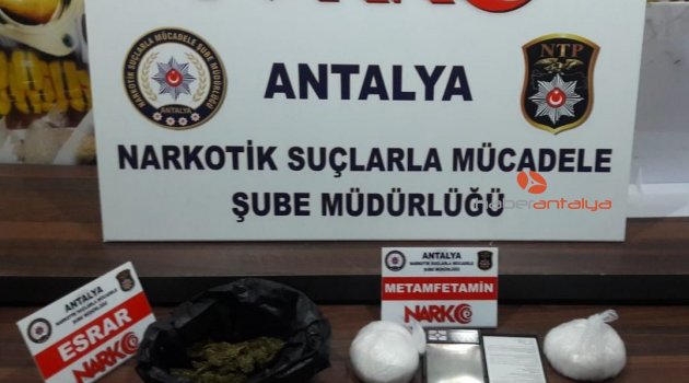 Antalya’da uyuşturucu operasyonu: 3 tutuklama