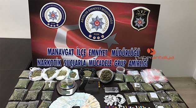 Antalya’da uyuşturucu operasyonu
