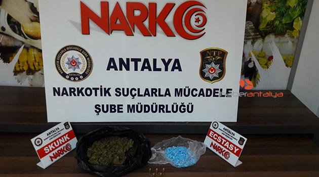 Antalya’da uyuşturucu operasyonu