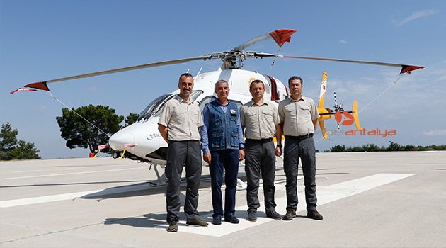 Antalya orman yangınlarına tam teçhizat hazır
