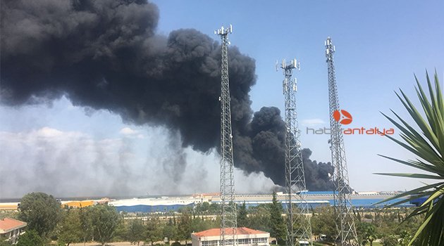 Antalya OSB'de yangın
