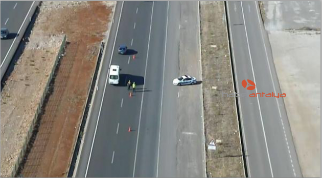 Antalya trafiği havadan denetlendi