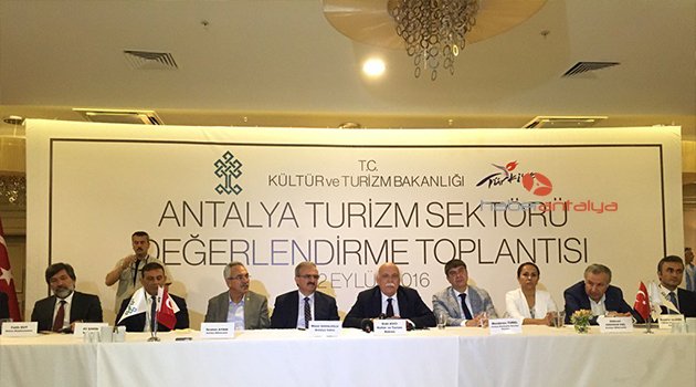 ANTALYA TURİZM SEKTÖRÜ DEĞERLENDİRME TOPLANTISI