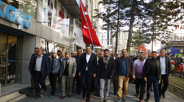 Antalya'da ABD'nin Kudüs kararı protesto edildi