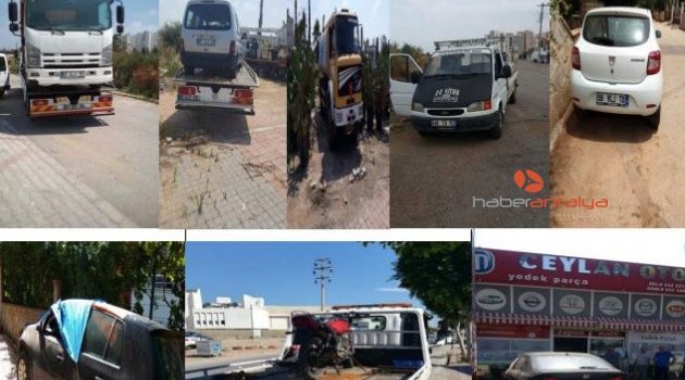 Antalya'da çalıntı ve hacizli araç uygulaması
