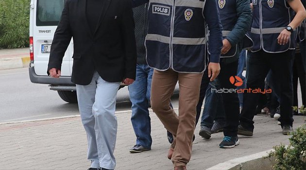 ANTALYA'DA FETÖ'DEN 1073 KİŞİ TUTUKLANDI