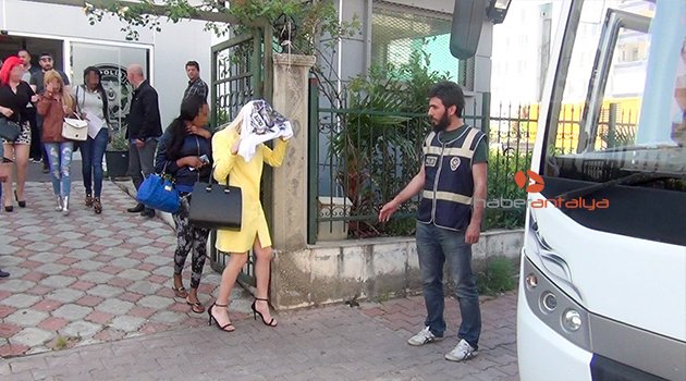 ANTALYA'DA FUHUŞ OPERASYONUNDA ŞOK