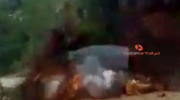 Antalya'da heyelan! Korku dolu anlar saniye saniye görüntülendi