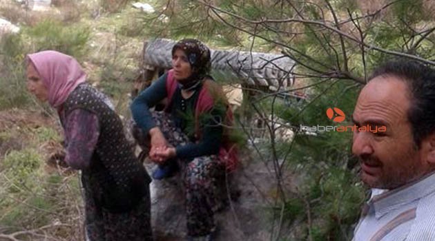 Antalya'da iş makinası uçuruma yuvarlandı: 3 yaralı