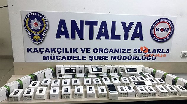 Antalya'da kaçakçılık operasyonu