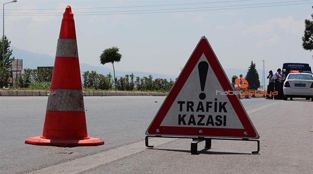 Antalya'da kaza: 1 ölü, 1 yaralı