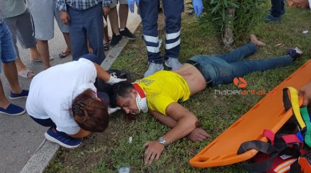 Antalya'da kaza: 1 ağır yaralı