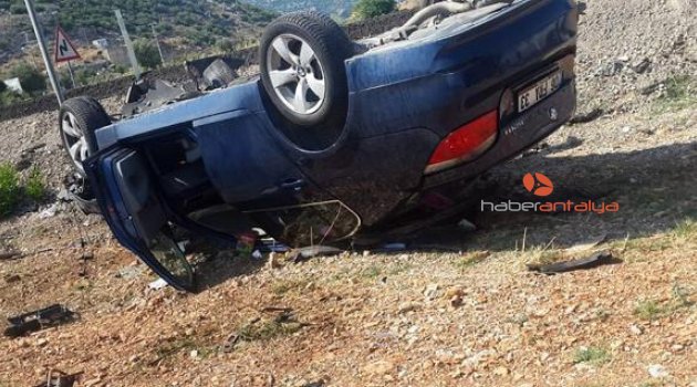 Antalya'da kaza: 4 yaralı