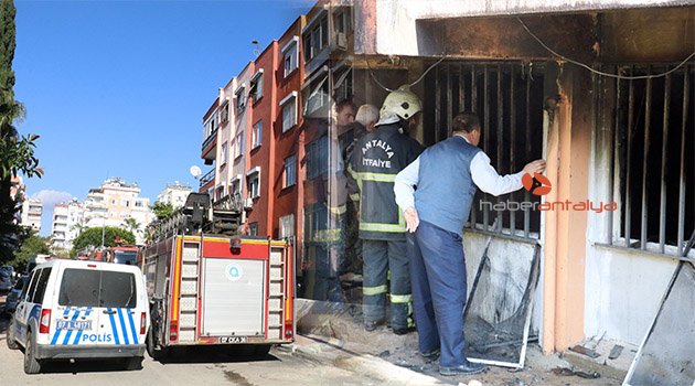 Antalya'da korkutan yangın