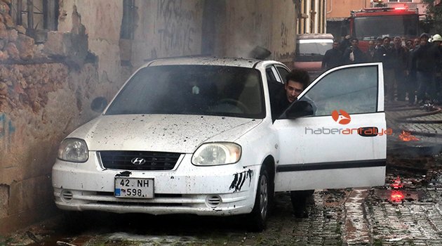 Antalya'da korkutan yangın