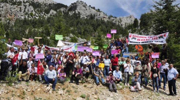 Antalya'da mermer ocağı isyanı