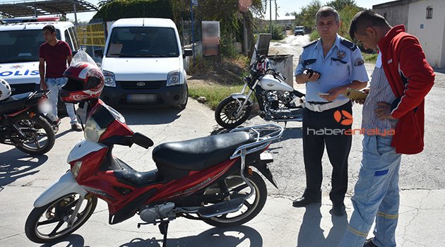 Antalya'da motosiklet denetimi