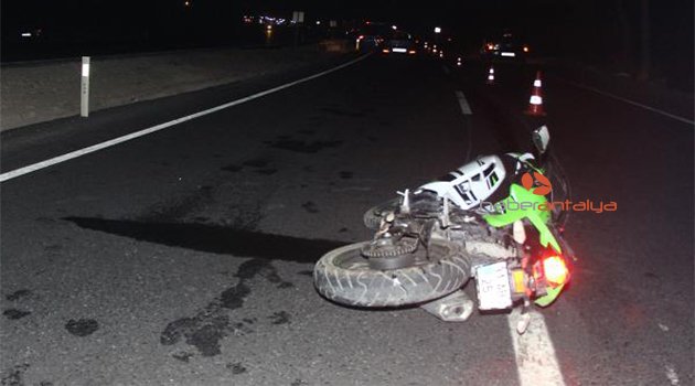 Antalya'da motosiklet kazası: 1 ölü, 1 ağır yaralı