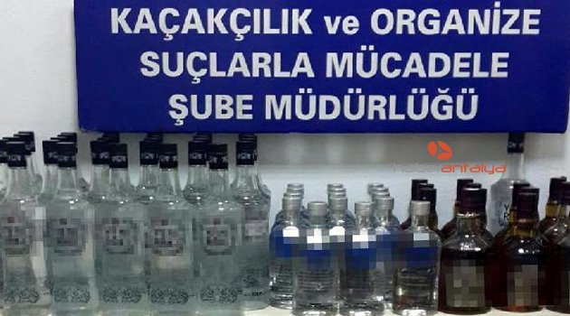ANTALYA'DA SAHTE İÇKİ OPERASYONU: 6 GÖZALTI