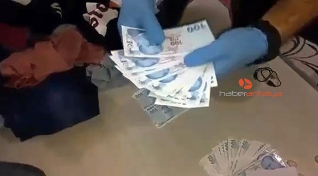 Antalya'da sahte para operasyonu
