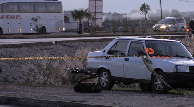 Antalya'da şüpheli paket alarmı