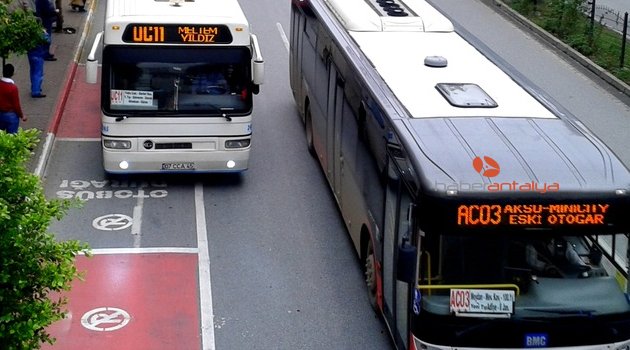 ANTALYA'DA TOPLU TAŞIMAYA ZAM