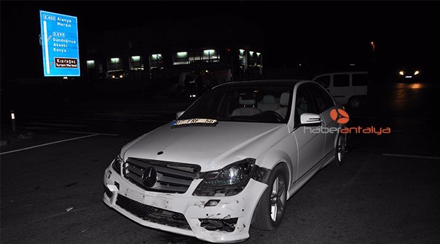 Antalya'da trafik kazası: 1 yaralı