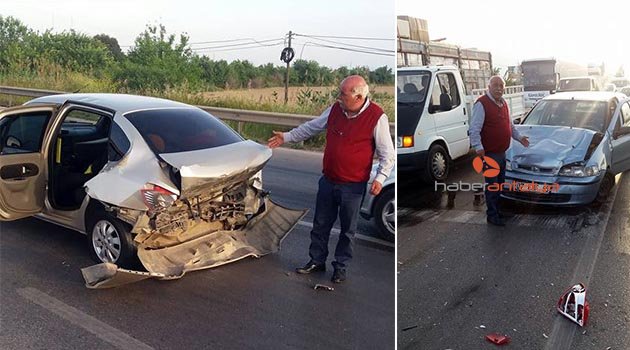 Antalya'da trafik kazası: 1 yaralı