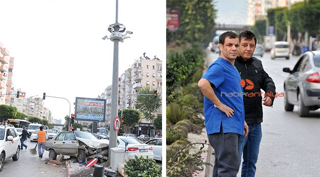 Antalya'da trafik kazası: 2 yaralı