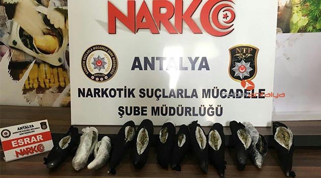 Antalya'da uyuşturucu operasyonu