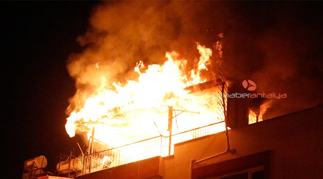 Antalya'da yangın: 6 yaşındaki çocuk ölümden döndü