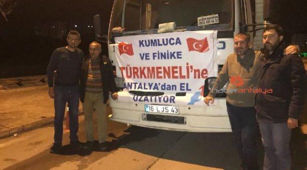 Antalya'dan Türkmenler'e bir kamyon sebze