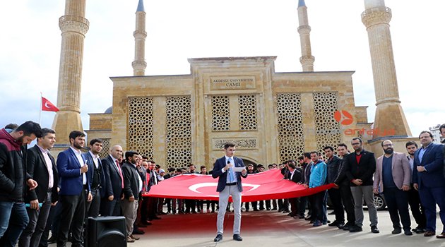 Antalyalı gençlerden Afrin’e destek mesajı