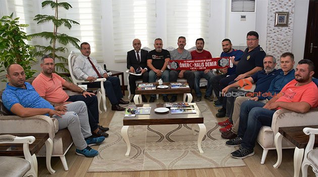 Antalyaspor taraftar gruplarından Uzunkaya’ya ziyaret