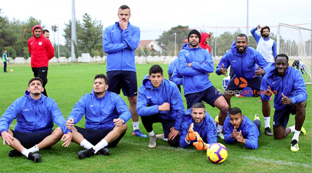Antalyaspor yağmur altında çalıştı
