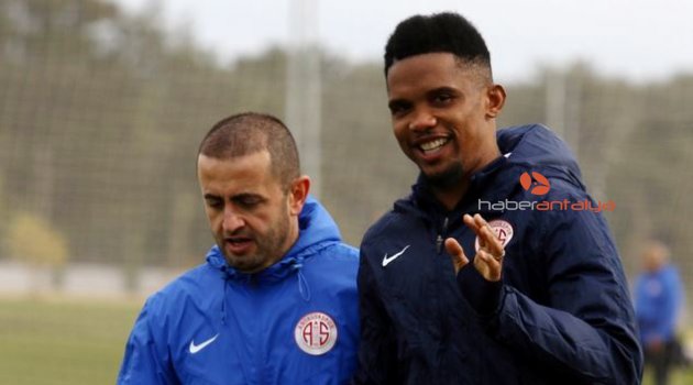 Antalyaspor'da Eto'o sahada