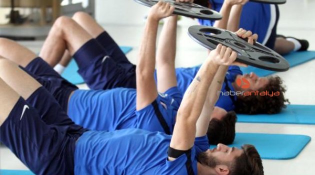 Antalyaspor'da neşeli antrenman