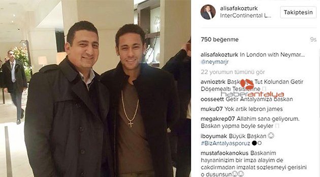 ANTALYASPOR'DA NEYMAR HEYECANI