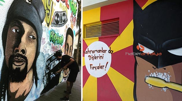 'Antalya'yı grafitiyle renklendirelim' çağrısı