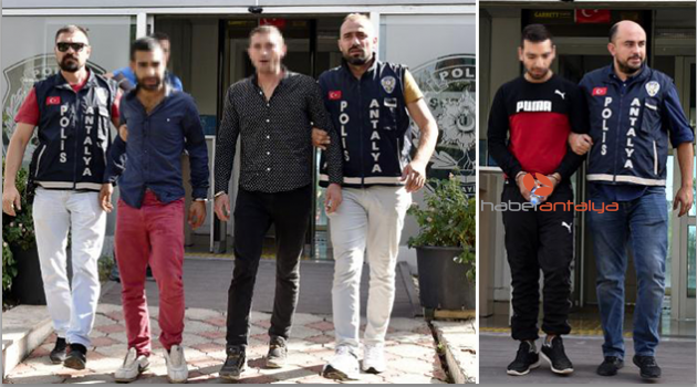Araç kiralayıp, park halindeki araçların akülerini çaldılar