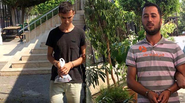 Aranan şüpheliler Manavgat'ta yakalandı