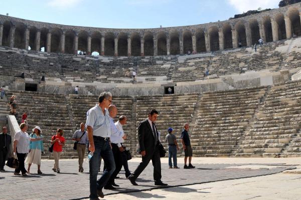 'ASPENDOS' EN UYGUN ŞEKİLDE RESTORE EDİLMİŞ
