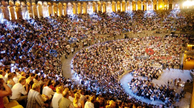 ASPENDOS'TA 115 DESİBEL UYARISI