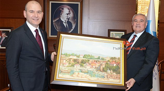 ATSO YÖNETİMİ, BAKAN SOYLU'YU ZİYARET ETTİ