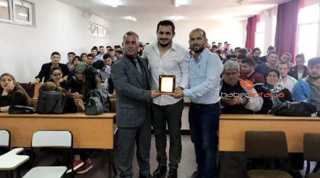 Avrupa Şampiyonu, öğrencilerle buluştu