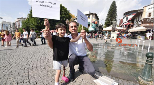 Bacağı kesilen minik Özge, 'adalet' istedi