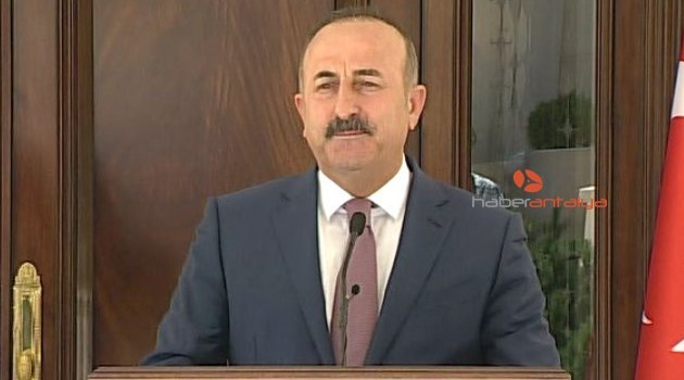 BAKAN ÇAVUŞOĞLU: DAİŞ'İN BİRİNCİ HEDEFİ CUMHURBAŞKANI