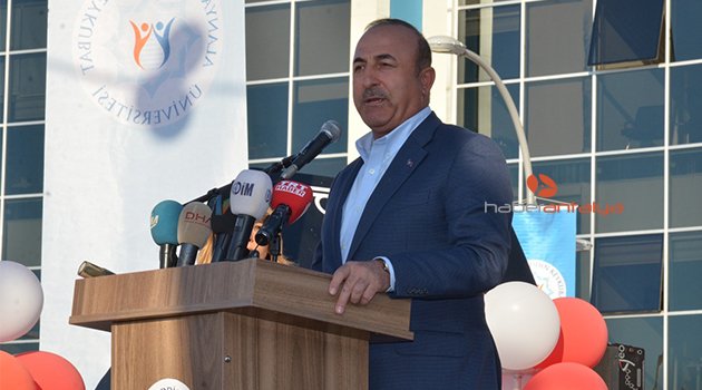 Bakan Çavuşoğlu: "İçeride ve dışarıda teröristlerin kökünü kazıyacağız"