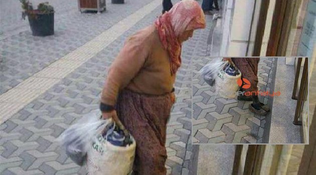 Bankaya çamurlu ayakkabılarını çıkarıp girdi